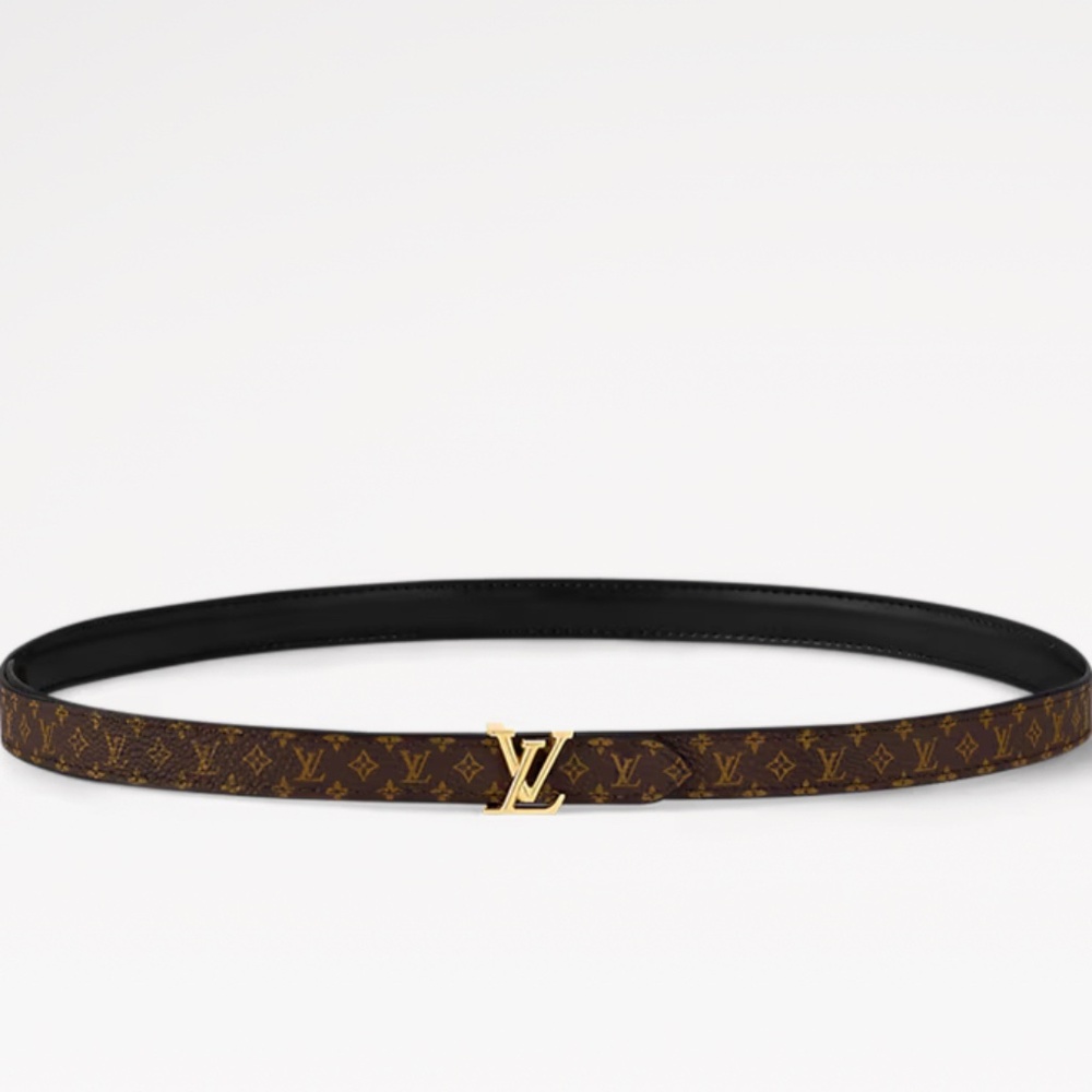 LV Skinny Belt 15mm Reversible